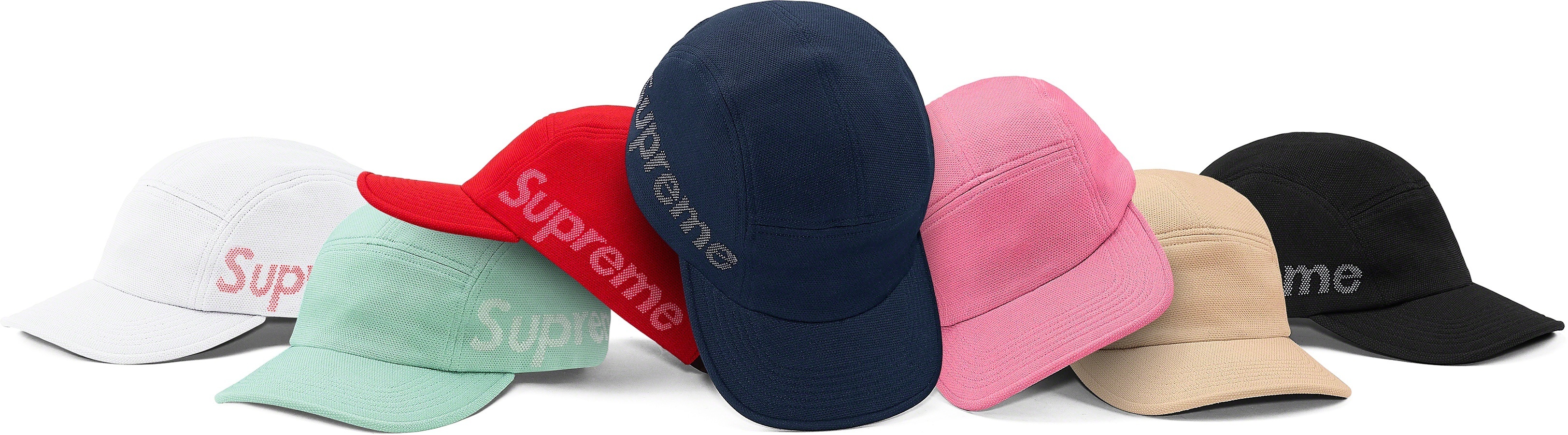 Jacquard Pique Camp Cap